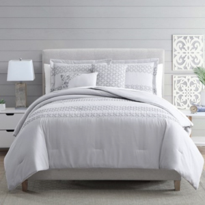 KENSINGTON EMBROIDED COMFORTER SET 5PC KING