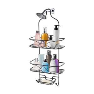 SHOWER CADDY 3 TIER BLACK