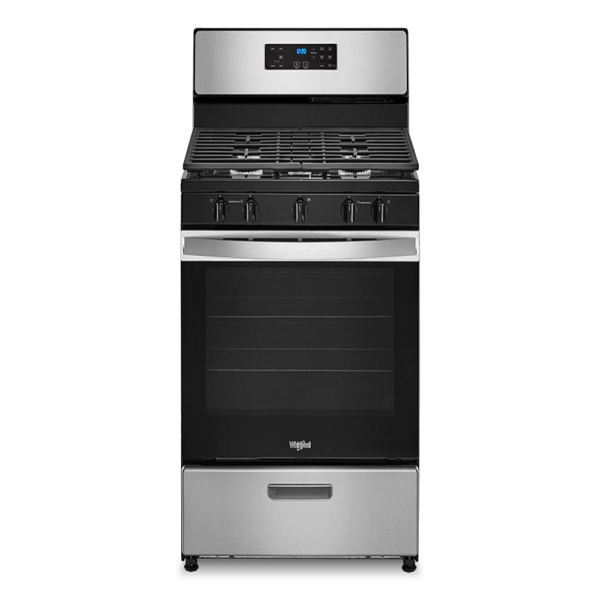 WHIRLPOOL 30IN 5-BURNER GAS RANGE SS