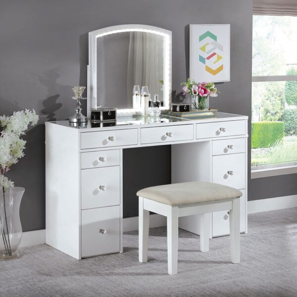 LOUISE VANITY SET W/STOOL