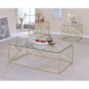 PAMPLONA COCKTAIL SET GOLD 3PC