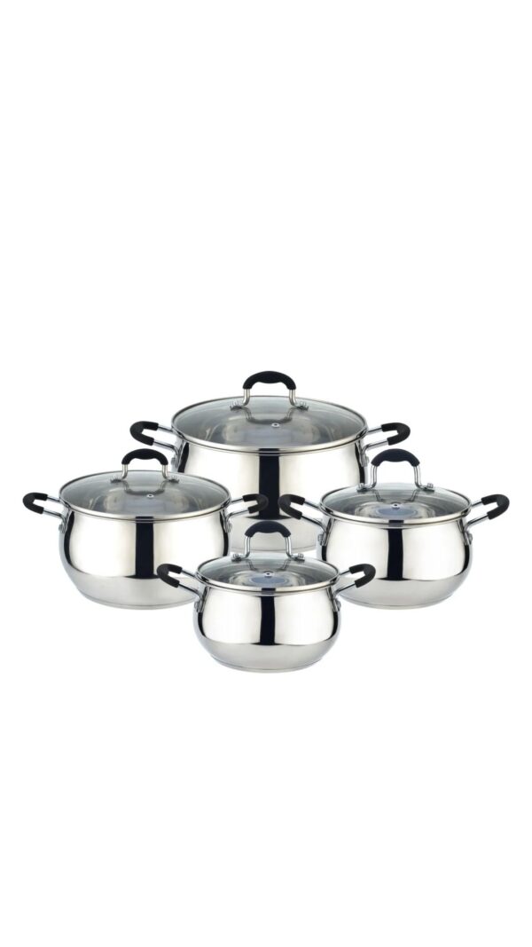 HEAVY DUTY APPLE SHAPE POT S.S 2.5QT