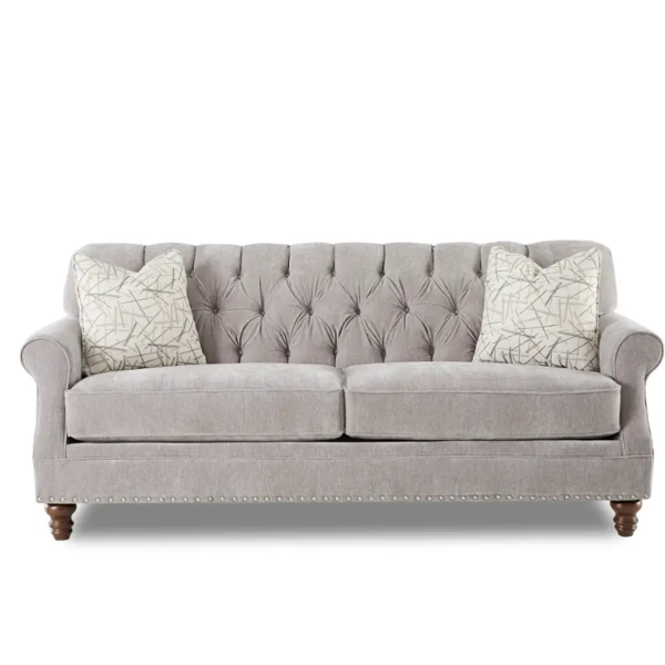 KLAUSSNER BURBANK TUFTED SOFA W/LOVESEAT 2PC
