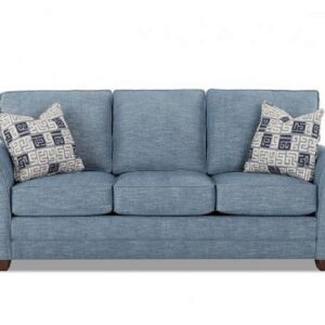 KLAUSSNER ZACK SOFA W/LOVESEAT DENIM 2PC